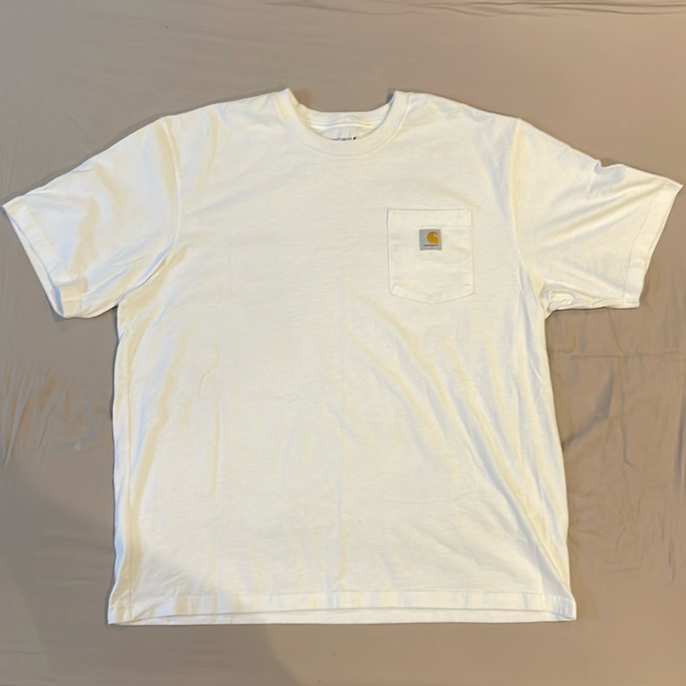 Carhartt- White Pocket Tee XL